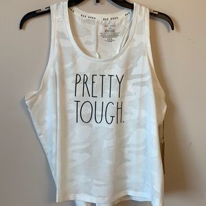 NWOT Rae Dunn camo mesh hi low tank. Quick drying with breathable mesh fabric XL